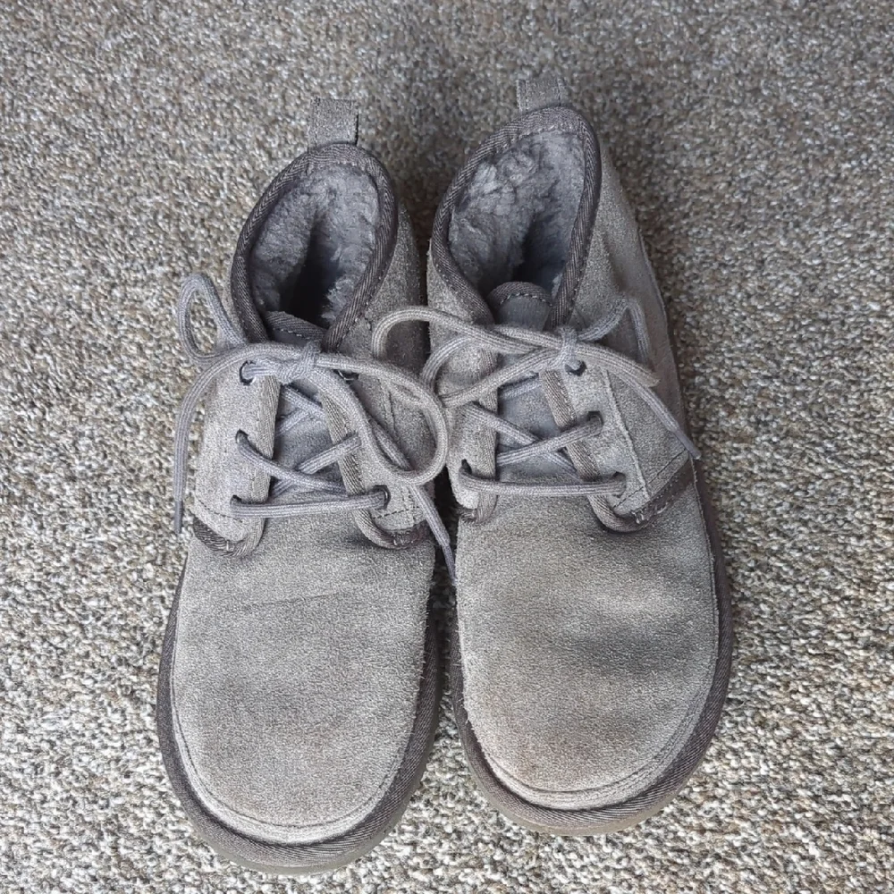 UGG Gray Suede Neumel Chukka Boots